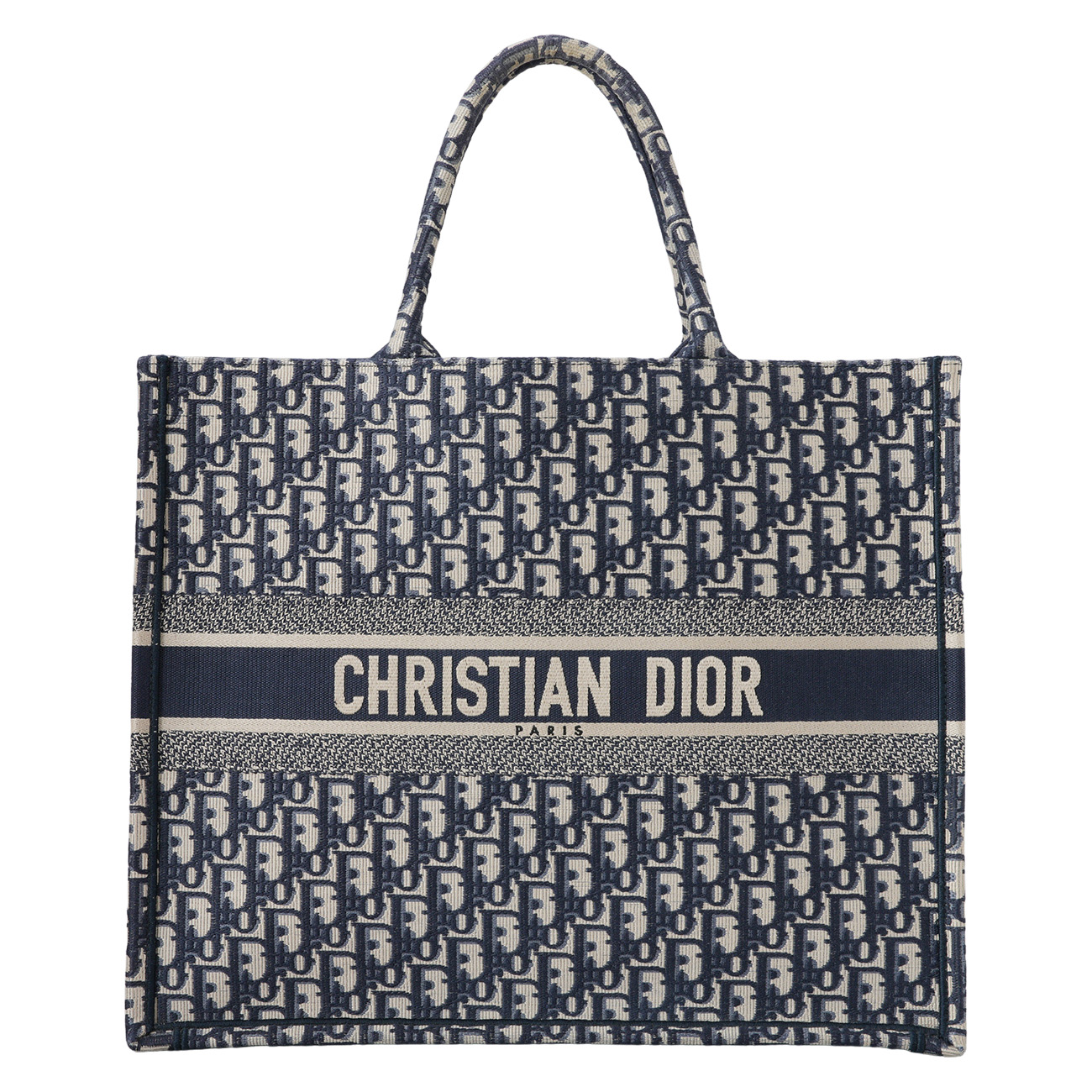 CHRISTIAN DIOR(USED)디올 오블리크 북토트 라지